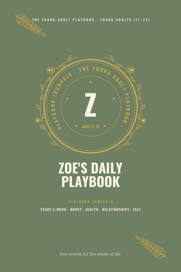Zoe's Daily Playbook, The Young Adult Playbook